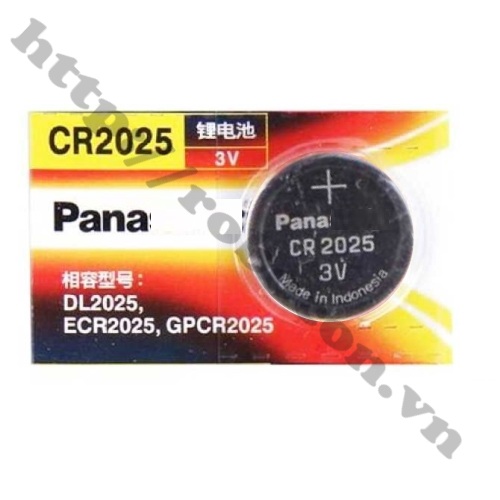 Pin CR2025 Panasonic 3V Lithium Chính Hãng