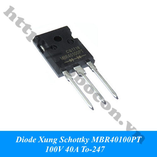 Diode Xung Schottky MBR40100PT 100V 40A To-247