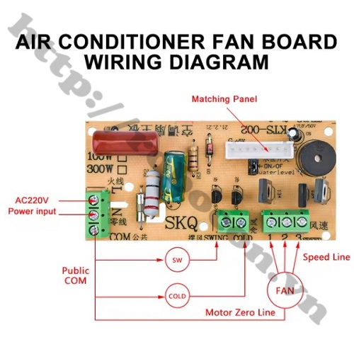 Ứng Dụng Bộ Mạch Điều Khiển Từ Xa KTS LC01 Cho Quạt Hơi Nước, Quạt Điều Hòa