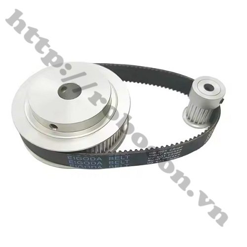 Pulley Bánh Răng Nhôm 3M40 40 Răng Bản Rộng Đai 11mm Trục 12mm 