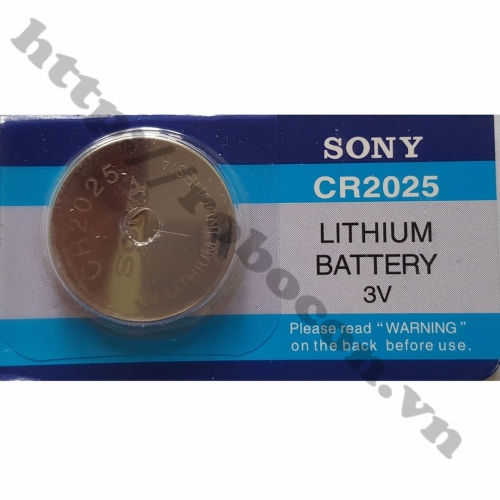 Pin CR2025 Sony Lithium 3V