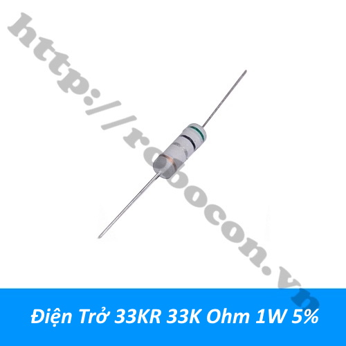 Điện Trở 33KR 33K Ohm 1W 5% 