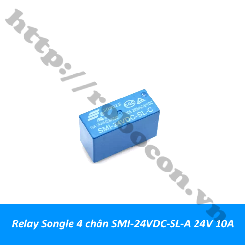 Relay Songle 4 chân SMI-24VDC-SL-A 24V 10A