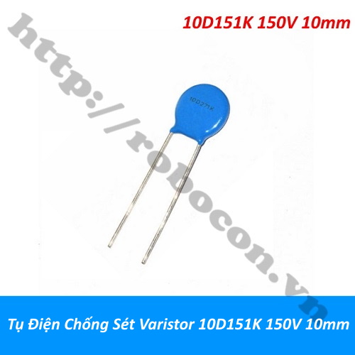 Tụ Điện Chống Sét Varistor 10D101K 100V 10mm