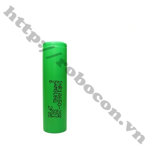 PPKP176 PIN SAMSUNG 18650 25R 2500MAH DÒNG XẢ 20A CHÍNH HÃNG