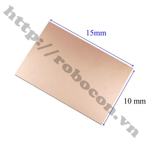 K&iacute;ch Thước Ph&iacute;p Đồng Thủy Tinh 2 Mặt FR4 15x10cm 1.6mm