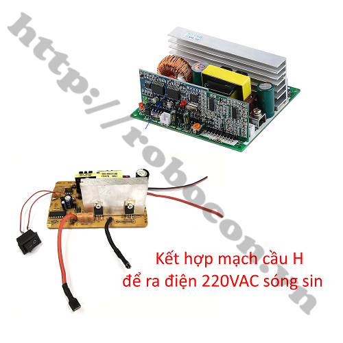 Bộ Chuyển Đổi Điện Inverter 12VDC Lên 310VDC 300W  