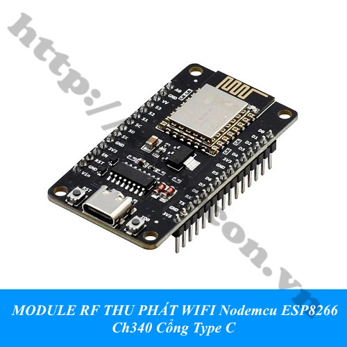 MODULE RF THU PHÁT WIFI Nodemcu ESP8266 Ch340 Cổng Type C 