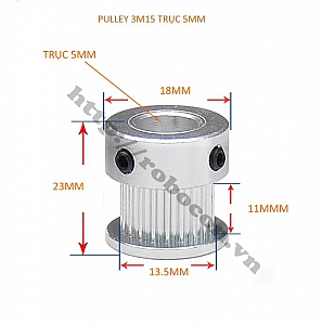  PKK747 PULLEY BÁNH RĂNG NHÔM 3M15 15 ...
