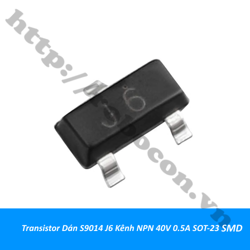 TR69 Transistor Dán S9014 J6 Kênh NPN 40V 0.5A SOT23 SMD