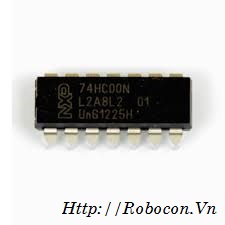 IC15 IC logic 74HC00N (DIP)