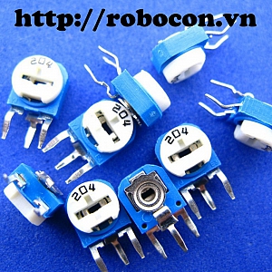 BT25 Biến trở trắng xanh 200K Ohm(BT)