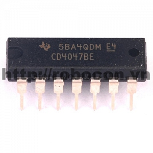 IC83 CD4047BE DIP14 (Chân Cắm)