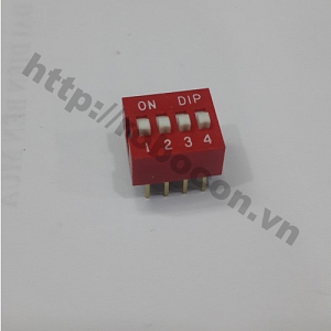  CO55 Công Tắc Bit 4P (4 Số) Màu Đỏ 