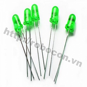 LED63 LED Phủ Xanh Lá 5mm