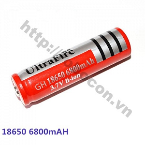  LKRB66 Pin Sạc 3.7V Li-Ion Ultrafire 18650-6800mAh