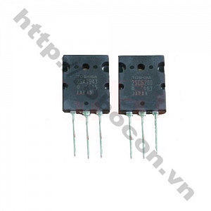 TR75 Cặp sò 2SA1943 và 2SC5200