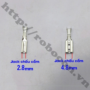 PKK160 Jack Chấu cắm 4.8mm (1 cặp ...