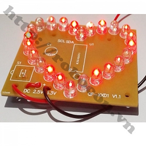 MDL141 Module Đèn LED Trái Tim (Tự Ráp)