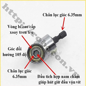  PKK263 Đầu Chuyển Hướng Mũi Khoan - Bắt Vít 105° ...