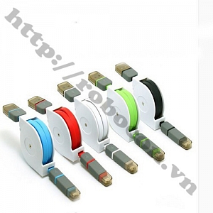 CO104 Cáp Sạc Dây Rút 2 Đầu ...