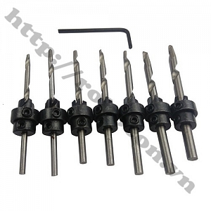 PKK325 Bộ 7 Mũi Khoan Gỗ Âm ...