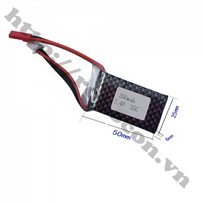 PPKP28  Pin Lithium 2S 35C 7.4V - 350mAh