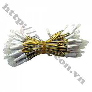 LED88 LED Liền Dây Phi 5 Màu Vàng (100 Bóng)