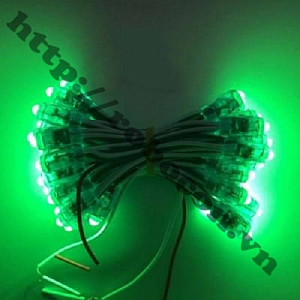 LED103 LED Đúc Phi 5mm Đế 8mm Màu Xanh Lá