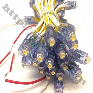 LED106 LED Đúc Phi 5mm Đế 8mm Màu Vàng