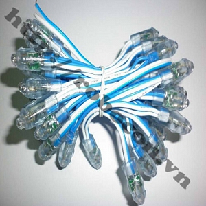 LED104 LED Đúc Phi 5mm Đế 8mm Màu Xanh Dương