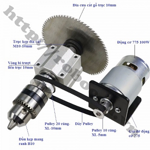 CBM42 Bộ Combo DIY Chế Máy Cưa, ...