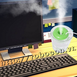 SPCN3 Máy Phun Sương Tạo Độ Ẩm USB Doughnut Humidifier