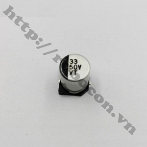 TD137 Tụ Nhôm 33UF 50V 6.3x7.7 mm