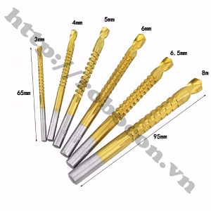 PKK608 Bộ 6 Mũi Khoan Cưa 3-8mm ...