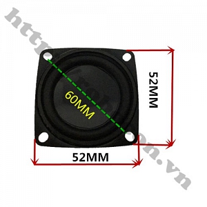 LOA17 Loa 4 Ohm 3W 52mm (Loại Xịn)
