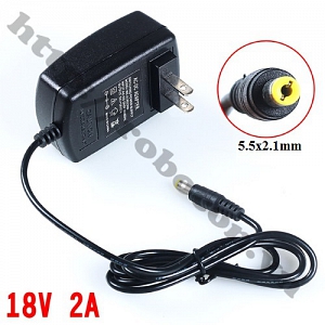 NG42 Adapter 18V 2A Jack 5.5x2.1mm