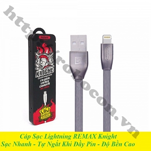  CO201 Cáp Sạc Nhanh Lightning Tự Ngắt Remax Knight RC-043i