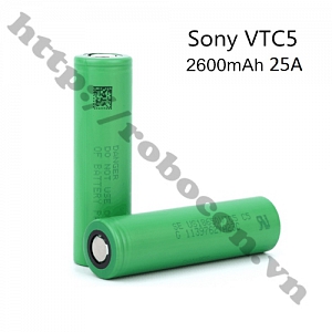  PPKP143 Pin Sony 18650 VTC5 2600mAh Dòng Xả 25A 