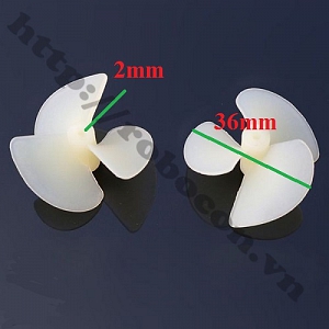 PKK673 CẶP CHÂN VỊT THUẬN NGHỊCH 3 CÁNH 2x36MM