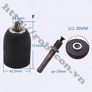 PKK675 Bộ Chuyển Đổi Đầu Kẹp Mũi Khoan 13mm Cho ...