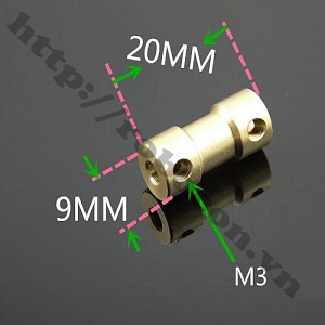 PKK679 Khớp Nối Đồng Nối Trục Động Cơ 5mm Ra ...