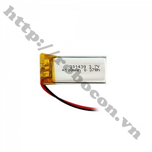 PPKP167 PIN LITHIUM 3.7V 301430 – 100MAH ...