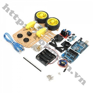 LKRB100 BỘ XE ROBOT THÔNG MINH TRÁNH VẬT CẢN ARDUINO ...