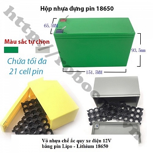 PPKP171 Hộp Đựng Pin Lipo - Lithium 18650 Chế Ắc ...