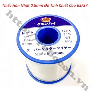 PKK789 Thiếc Hàn Nhật Hiroshima 0.8mm 800g ...