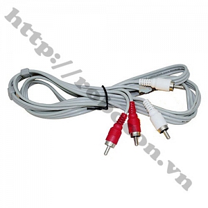  PKAT107 DÂY CÁP AV/RCA 2 ĐẦU HOA ...