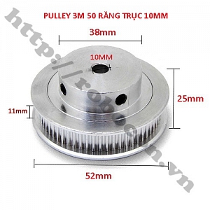 PKK740 PULLEY BÁNH RĂNG NHÔM 3M50 50 ...