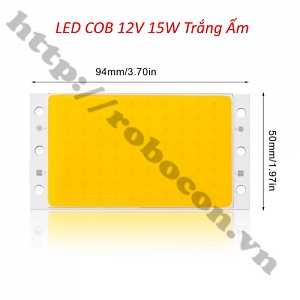 LED146 Đèn Led COB 12V 15W Trắng Ấm