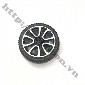 LKRB107 Bánh Xe Nhựa 30MM Trục 2MM